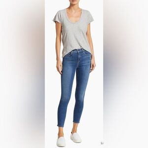 L’Agence Margot Mid-Rise Stretch Skinny Ankle Jeans
